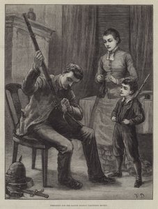 Forberedelse til frivillige anmeldelse påskedag af Frank Dadd